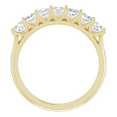 14K Yellow 1 1/8 CTW Natural Diamond Anniversary Band